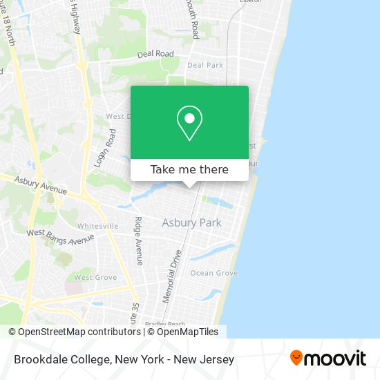 Brookdale College map