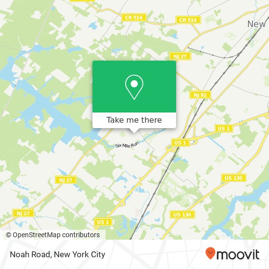 Mapa de Noah Road