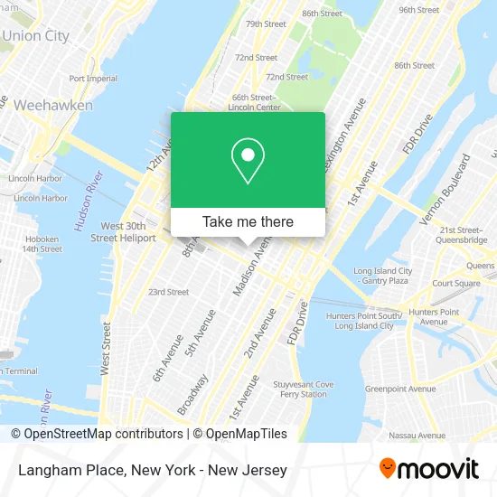 Langham Place map
