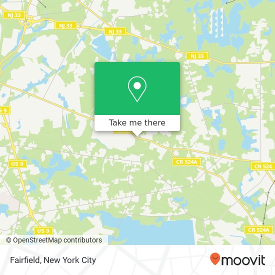 Mapa de Fairfield