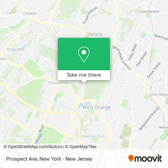 Prospect Ave map