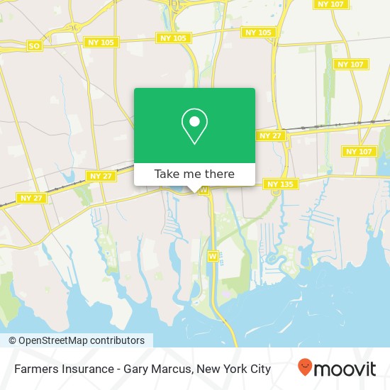 Farmers Insurance - Gary Marcus map