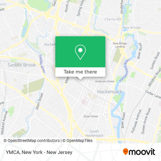 YMCA map