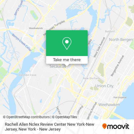 Rachell Allen Nclex Review Center New York-New Jersey map