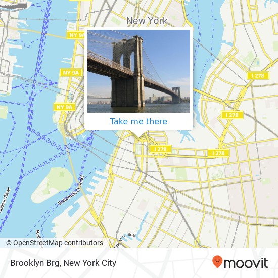 Mapa de Brooklyn Brg