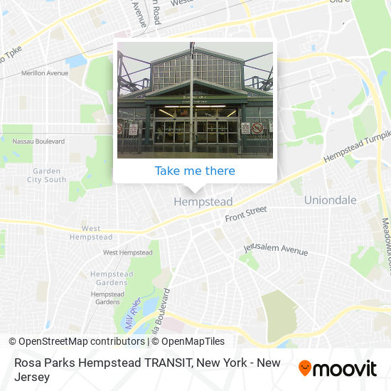 Rosa Parks Hempstead TRANSIT map