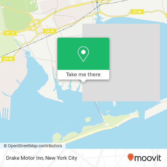 Drake Motor Inn map