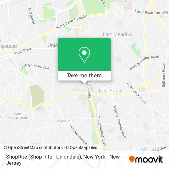 Mapa de ShopRite (Shop Rite - Uniondale)