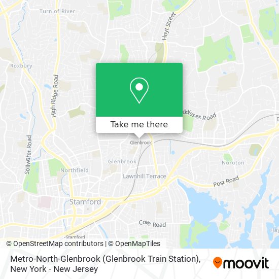 Metro-North-Glenbrook (Glenbrook Train Station) map