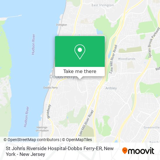 St John's Riverside Hospital-Dobbs Ferry-ER map