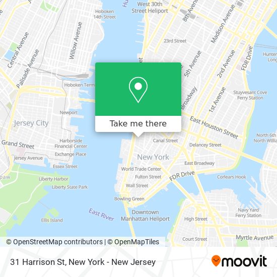 Mapa de 31 Harrison St