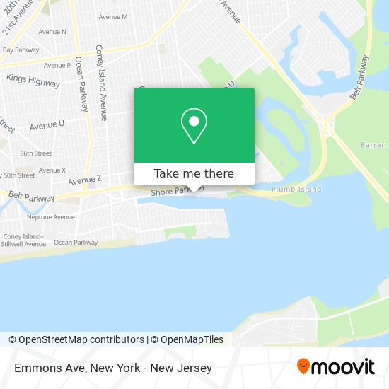 Mapa de Emmons Ave