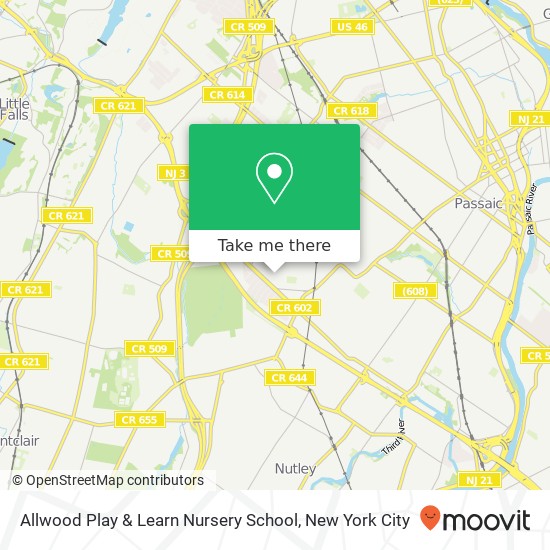 Mapa de Allwood Play & Learn Nursery School
