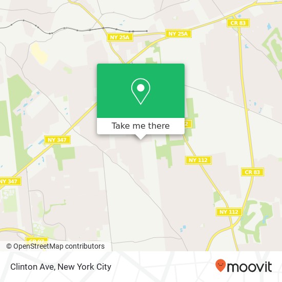 Mapa de Clinton Ave