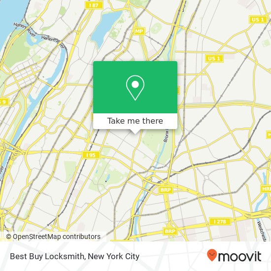 Mapa de Best Buy Locksmith