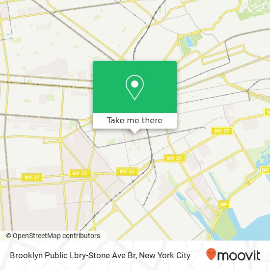 Mapa de Brooklyn Public Lbry-Stone Ave Br