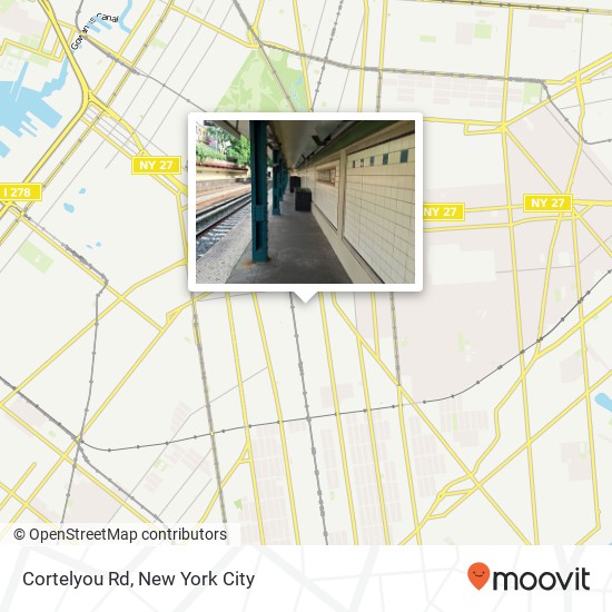 Cortelyou Rd map