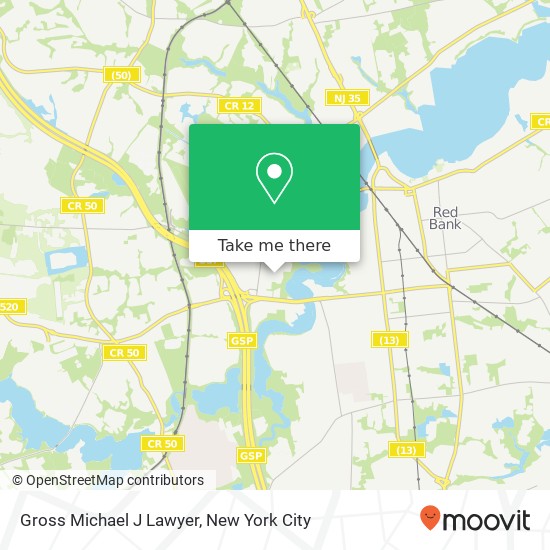 Gross Michael J Lawyer map
