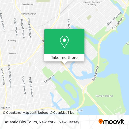 Atlantic City Tours map