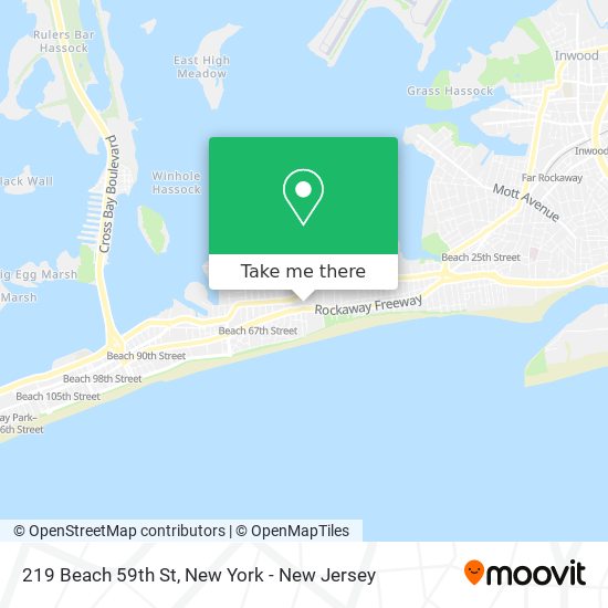 Mapa de 219 Beach 59th St