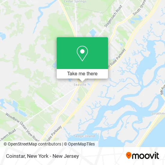 Coinstar map