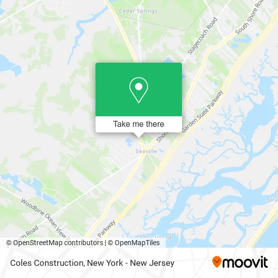 Coles Construction map