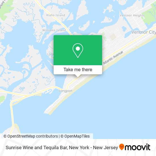 Mapa de Sunrise Wine and Tequila Bar