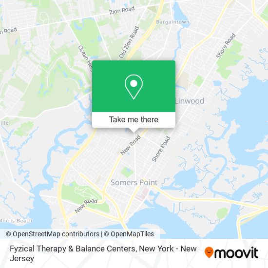 Fyzical Therapy & Balance Centers map