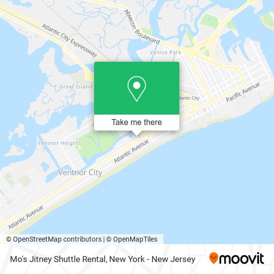 Mapa de Mo's Jitney Shuttle Rental