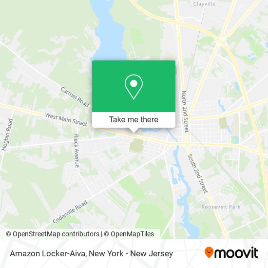 Mapa de Amazon Locker-Aiva