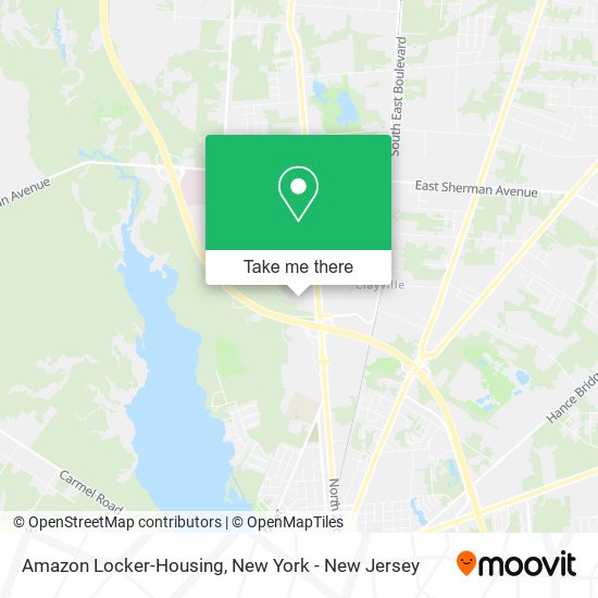 Mapa de Amazon Locker-Housing