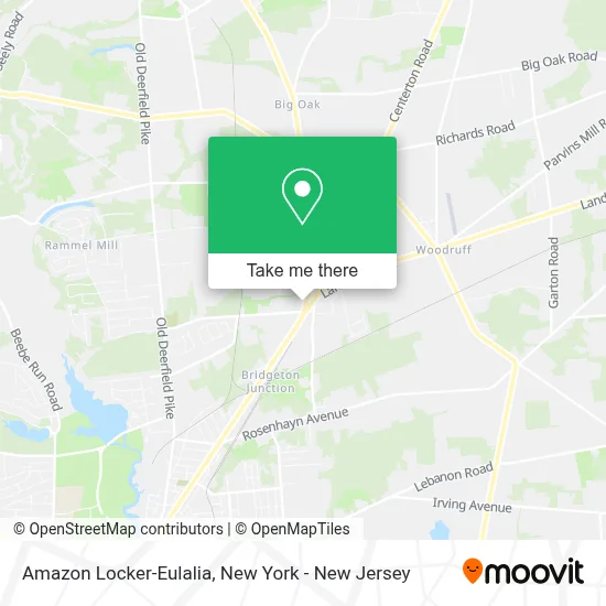 Amazon Locker-Eulalia map