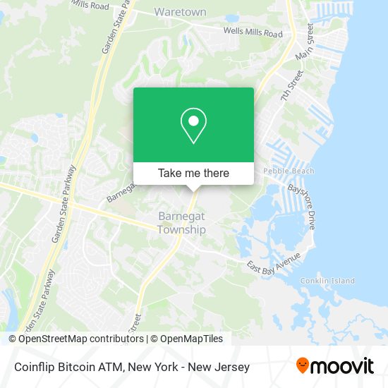 Mapa de Coinflip Bitcoin ATM