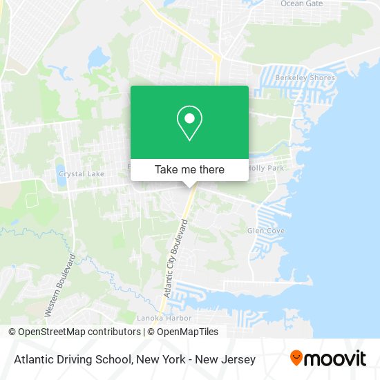 Atlantic Driving School map