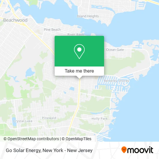 Go Solar Energy map