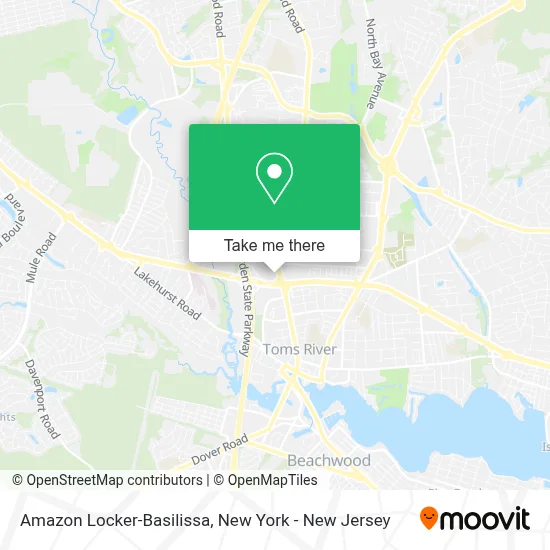 Amazon Locker-Basilissa map