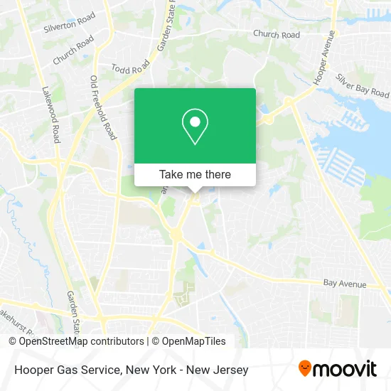 Hooper Gas Service map