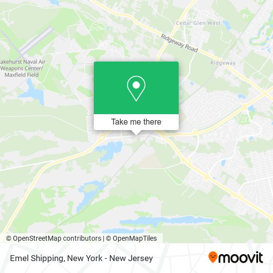 Mapa de Emel Shipping