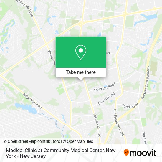 Mapa de Medical Clinic at Community Medical Center