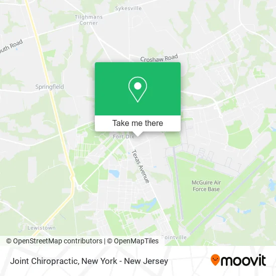 Joint Chiropractic map