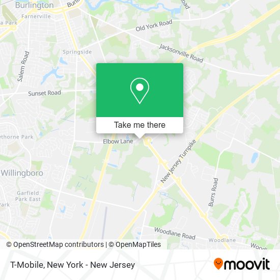 T-Mobile map