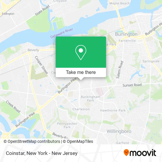 Coinstar map