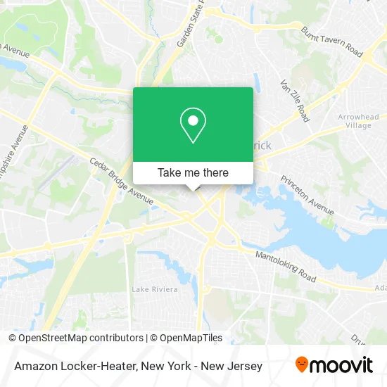 Amazon Locker-Heater map