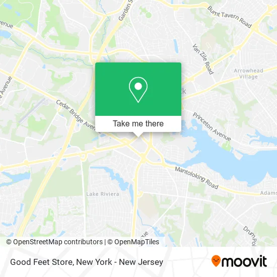 Good Feet Store map