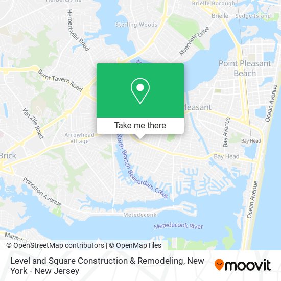 Level and Square Construction & Remodeling map