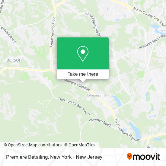 Mapa de Premiere Detailing