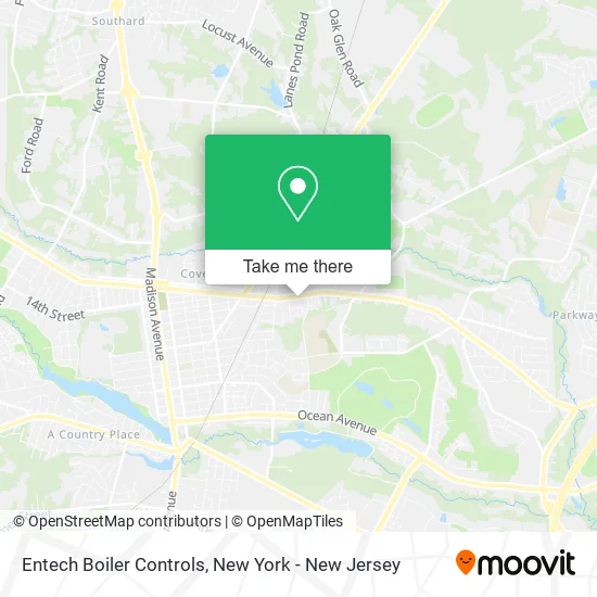 Entech Boiler Controls map