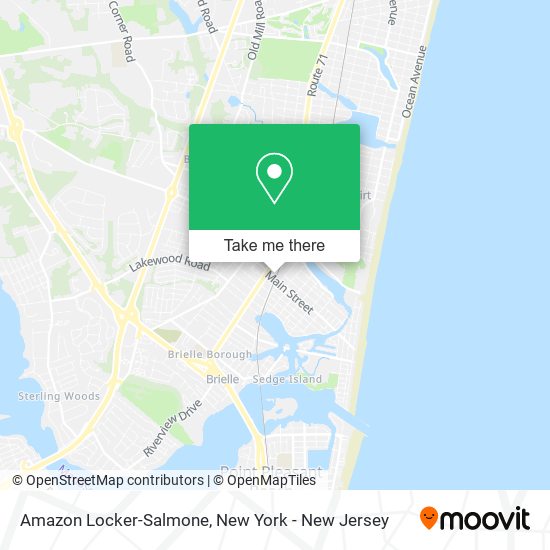 Amazon Locker-Salmone map