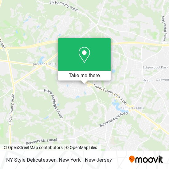 NY Style Delicatessen map
