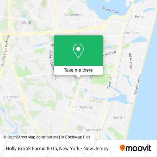 Mapa de Holly Brook Farms & Ga